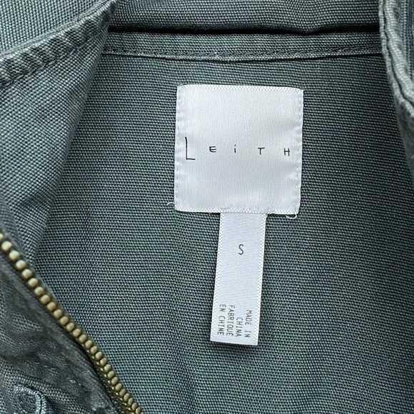 🎉LEITH Oversized UtilityJacket, Size SM, Army Green - Picture 6 of 6